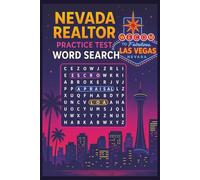 Nevada Realtor Practice Test Word Search Puzzle Book: Word Search Puzzles with Easy-to-Read Print about Real Estate Terms, Nevada Exam Prep, ... | Fun Study & Practice for Future Realtors