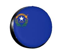 Nevada State Flag Tire Cover 14-17 "Wheel Tyr Diametertrailer Auto Camion Pvc Impermeabile Protezione Antipolvere