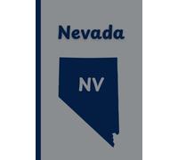 Nevada State Journal: NV, The Silver State, diary, notebook, travel log, notepad, 6x9" inch, 110 pages, college ruled.