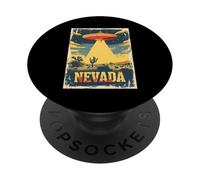 Nevada UFO Deserto Paesaggio Extraterrestre PopSockets PopGrip Adesivo