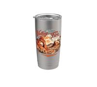 Nevada Valle del Fuoco Nevada Valley of Fire State Bicchiere termico in acciaio inox doppia parete