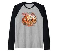 Nevada Valle del Fuoco Nevada Valley of Fire State Maglia con Maniche Raglan
