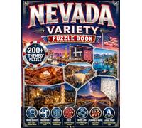 Nevada Variet Puzzle Book: Keep Your Mind Bright in the Silver State, A Relaxing Nevada-Inspired Collection of Large - Print Puzzles & Activities for Adults