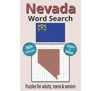 Nevada Word Search Puzzle Book: Search with Easy to Read Print about Nevada cities, wildlife, plant life and more| 6x9 inches, 110 pages | 50+ Puzzles ... Gifts for Vacations, Holidays & Free Times