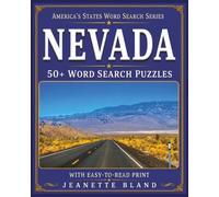 Nevada Word Search Puzzles: 50+ Word Search Puzzles with Easy-to-Read Print | 8 x 10 Inches, 110 pages | Great for Gifts, Vacations, Classrooms, and Free Time
