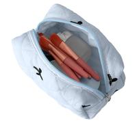 Nevalerra Borsa per il trucco con, borsa per il trucco, organizer cosmetico, estetica grande, borsa per il trucco, borsa da viaggio per donne e ragazze, Blu chiaro 1, vedi descrizione, Vedi