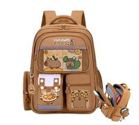 Nevalerra Capybara Zaino - Grazioso zaino per la scuola per gli studenti dei bambini | Materiale di scrittura carino impermeabile per adolescenti