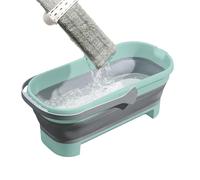 Nevalerra collassicabile con Manico - d'Acqua Rettangolare Pieghevole con Portatile - Un di Campeggio Semplice, Pieghevole per Giardino, Campeggio, Asciugatura, Pulizia della CAS