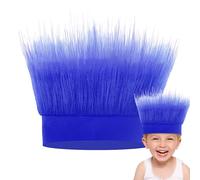 Nevalerra Crazy Hair parrucca, al centro della fascia per la testa del costume peloso - copricapo costume da cosplay - fascia per la testa, coppia comoda per la giornata spirituale, eventi sportiv
