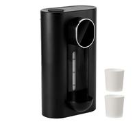 Nevalerra Distributore elettrico da parete, per liquori, con 2 bicchieri magnetici, dispenser da 540 ml, per vino, whisky, liquori