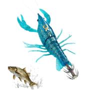 Nevalerra Esca per gamberetti, Esche Artificiali Luminose, Esche Artificiali preassemblate e Calamari, per Acqua e salata, Barse, trote, Carpe, Pesce Gatto sul Fiume in Mare dalla Barca e dal