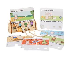 Nevalerra Giocattoli Educativi per Bambini Piccoli - Gioco da Tavolo di Decrittazione di Parole,Gioco Da Tavolo Di Sblocco Parole | per Studenti Primari Aula Educazione Casa Curriculum e