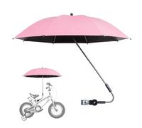 Nevalerra Kinderwagen-Sonnenschirm, Regenschirm für Kinderwagen mit Klemme | Extra großer Sonnenschirm UV-Schutz LSF 50+ und Klemme,360 Grad verstellbarer Kinderwagen-Sonnenschutz für Trolley,