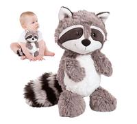 Nevalerra - Morbido procione, tenero animale di, giocattolo per bambini da abbracciare | come regalo per la ricreazione, la decorazione della scuola materna