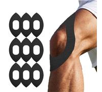 Nevalerra Nastro Kinesiologico, Set da 10 Impermeabili Traspiranti Elastici, Ginocchiera da Running, per Allenamento Camminata Pallavolo Sollevamento Palestra Calcio Fitness