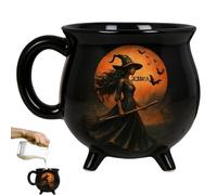 Nevalerra per Halloween - da caffè in ceramica, resistente finitura smaltata, comoda presa a prova di tracce | Divertente di Halloween per tè al cioccolato, caffè, fantasma, scheletrico