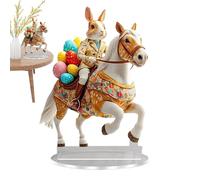 Nevalerra Petti MIDDIALI Bunny EASTRO per Tables, Pezi Agente della PASTERA | Cavaliere Decorazione del Tavolo da Coniglio con Il Nostro Acrilico, Decorazione per la casa, Decorazioni Tablet del