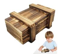 Nevalerra Puzzle Box per adulti - Scatola puzzle 3D interattiva in legno, giocattolo per l'allenamento del cervello con scomparti nascosti | Salvadanaio creativo per regali, antistress, Mind Challenge