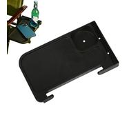 Nevalerra Sesseltisch - Modern Side Table, Wood And Metal Construction, Compact Design | Easy Placement with Stable Support for Living Room, Bedroom, Office, Or Lounge Next To Armchair