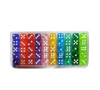 Nevalerra Set di cubi di Play, Crystal Acrilic Cube | Set di cubi di gioco multicolore di, cubi di gioco rotondi accuratamente arrotondati grandi giochi da tavolo, partite di impilamento, pa