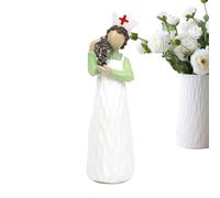 Nevalerra Statuina da infermiera, souvenir in miniatura da collezione, decorazione da scrivania, per famiglia, colleghi, studenti, casa, ufficio, scrivania, mensola armadio