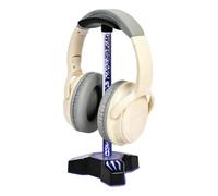 Nevalerra Supporto per cuffie con funzione di ricarica USB, illuminazione RGB, per cuffie, per scrivania, ufficio, camera da, studio