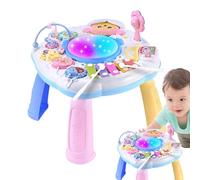 Nevalerra Tavolo da attività musicale, tavolo educativo | Centro di apprendimento musicale della sua costruzione robusta | Musica di apprendimento dei numeri multi-moda per bambini, divertimento