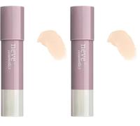 Neve Cosmetics fondotinta in stick con spugna integrata Star System coprente, adatto a pelli da secche a miste| "Fair Neutral" (Confezione da 2)