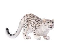 Neve Leopardo Wildlife Figura Giocattolo 15 CM Lunghezza Circa Mojo Fun 387243