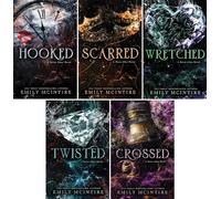 Never After Series, Vol. 1-5 Books. Hooked, Scarred, Wretched, Twisted, Crossed.