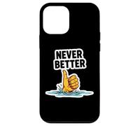 Never Better Hand Thumbs Up Of Water Like Funny Sarcasm Custodia per iPhone 12 mini