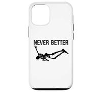 Never Better Skeleton Women Halloween Never Better Skull Men Custodia per iPhone 12/12 Pro