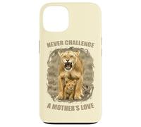 Never Challenge a Mother's Love - Leonessa con amore per la madre Custodia per iPhone 13