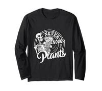 Never Enough Plants - Scheletro alla moda Maglia a Manica