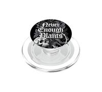 Never Enough Plants - Serpente e teschio gotico da giardiniere botanico PopSockets PopGrip per MagSafe