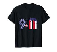 Never Forget 11 Settembre 2001 Memorial Day Bandiera Americana Maglietta