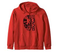 Never Forget 33 45 78 Giri in Vinile Lover Gothic Skull Felpa con Cappuccio