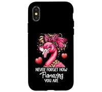 Never Forget How Flamazing You Are Flamingo Amazing Teacher Custodia per iPhone X/XS