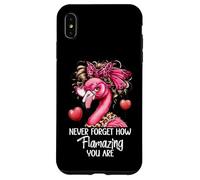 Never Forget How Flamazing You Are Flamingo Amazing Teacher Custodia per iPhone XS Max