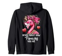 Never Forget How Flamazing You Are Flamingo Amazing Teacher Felpa con Cappuccio