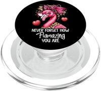 Never Forget How Flamazing You Are Flamingo Amazing Teacher PopSockets PopGrip per MagSafe