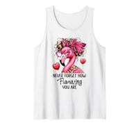 Never Forget How Flamazing You Are Flamingo Teacher Amazing Canotta