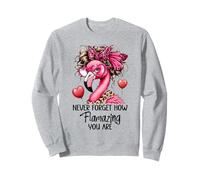 Never Forget How Flamazing You Are Flamingo Teacher Amazing Felpa