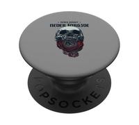 Never Forget Never Forgive (Dichiarazione di Justice Revenge) PopSockets PopGrip Adesivo