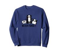 Never Forget - VHS, Cassette Tape, Floppy Disk Analog Media Felpa