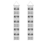 Never Give Up - Striscione per portico di laurea, decorazione da appendere, riutilizzabile, per feste universitarie, cerimonie, porta d'ingresso