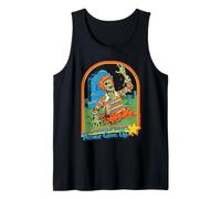 Never Give Up Zombie Sarcastic Retro Funny Adult Humor Canotta