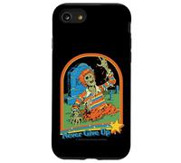 Never Give Up Zombie Sarcastic Retro Funny Adult Humor Custodia per iPhone SE (2020) / 7 / 8