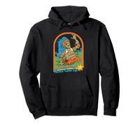Never Give Up Zombie Sarcastic Retro Funny Adult Humor Felpa con Cappuccio