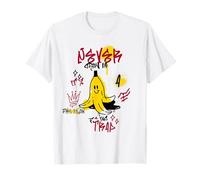 Never Grow Up It's A Trap, citazione divertente con grafica a banana Maglietta